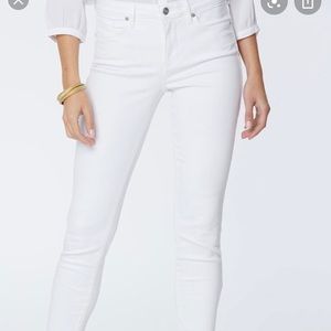 NYDJ Alina White Cropped Jeans